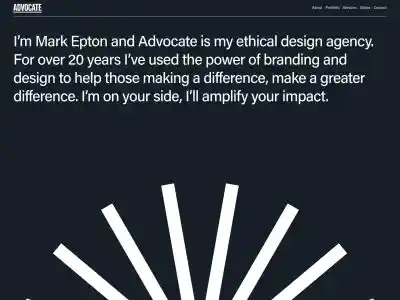 Advocate ethical design agency | Positive impact design