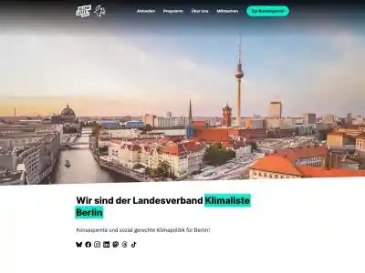 Klimaliste Berlin
