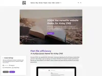 ZOON Kirby CMS Theme