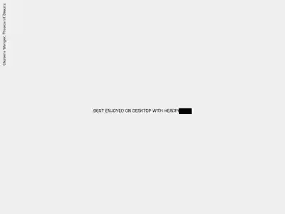 Clemens Wenger: Physics of Beauty