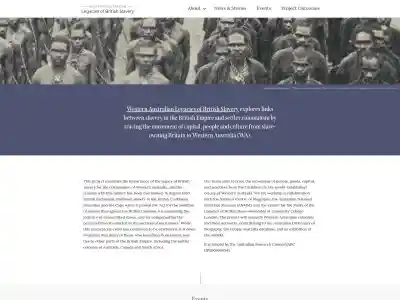 Western Australian Legacies of British Slavery