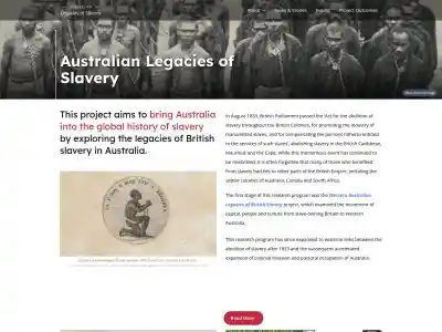 Western Australian Legacies of British Slavery