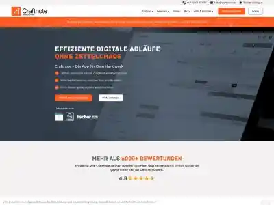 Craftnote - Die digitale Baumappe für deine Baustelle