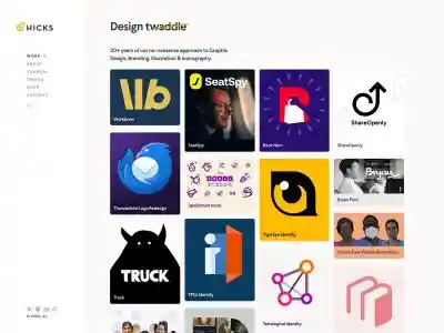 HICKS: Graphic design, branding, illustration & iconography.