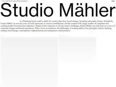 Studio Mähler · Home