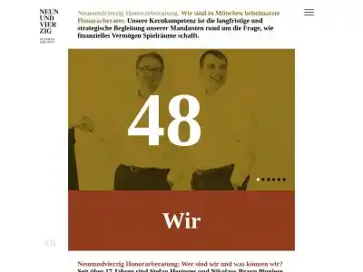 Neunundvierzig Honorarberatung München