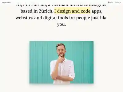 Florian Schulz | Pushing boundaries, not pixels
