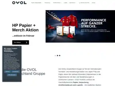 OVOL: Papier, Verpackung, Großformatdruck & Logistik