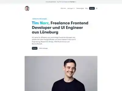 Tim Narr – Freelance Frontend Developer & UI Engineer, Hamburg & Lüneburg
