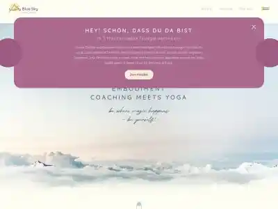 Blue Sky Yogacoaching - Mareike Marx - Be where magic happens - be yourself!