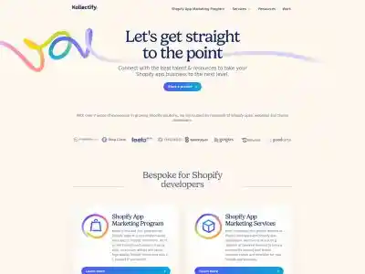 Bespoke marketing services for Shopify businesses | Kollectify