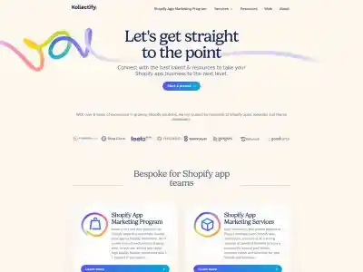 Bespoke marketing services for Shopify businesses | Kollectify