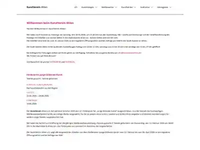Startseite | KunstVerein Ahlen