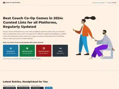 Best Couch Co-Op Games in 2024: Curated Lists for all Platforms, Regularly Updated | Couch Co-Op Favorites
