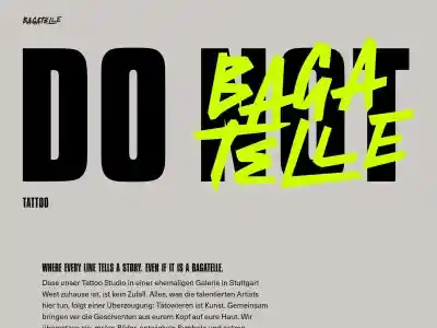 Bagatelle - Tattoo Studio in Stuttgart West