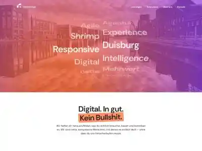 Digital. In gut. Kein Bullshit | reinorange