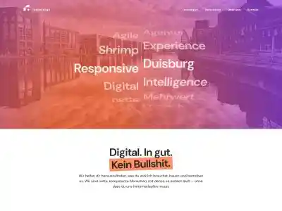 Digital. In gut. Kein Bullshit | reinorange