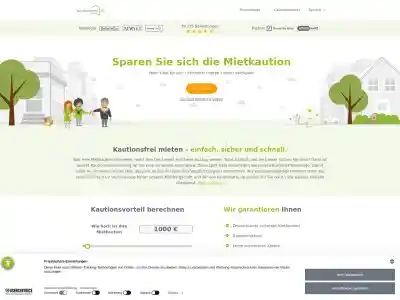 Kautionsfrei Mietkautionsbürgschaft - Jetzt zum Marktführer