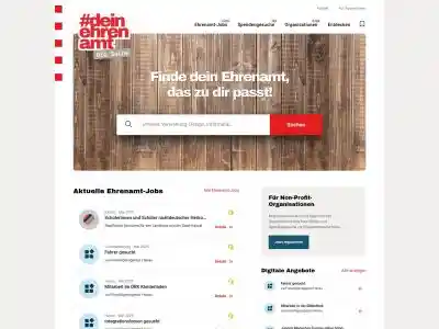 Die Ehrenamtssuchmaschine Hessen - Vermittlung von ehrenamtlichem Engagement – Ehrenamtssuche Hessen