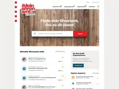 Die Ehrenamtssuchmaschine Hessen - Vermittlung von ehrenamtlichem Engagement – Ehrenamtssuche Hessen