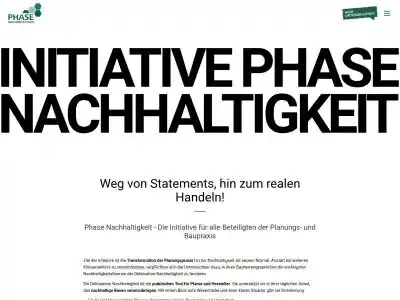 Phase Nachhaltigkeit | Nachhaltigkeit als neues Normal
