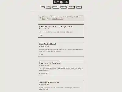 Blog | Kev Quirk
