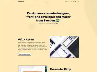 Johan Netzler - Remote UI/UX Designer & Front-End Developer