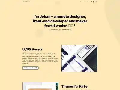 Johan Netzler - Remote UI/UX Designer & Front-End Developer