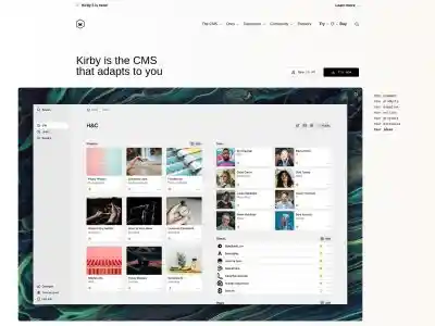 Kirby is the CMS that adapts to you