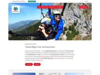 Gleitschirmfliegen über der Rigi und Zentralschweiz