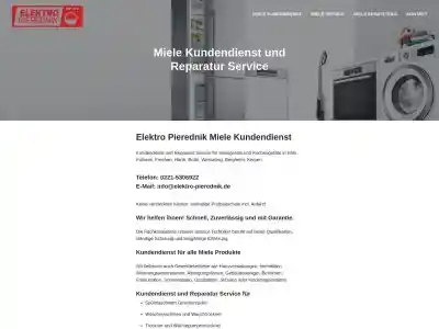 Elektro Pierednik - Miele Kundendienst