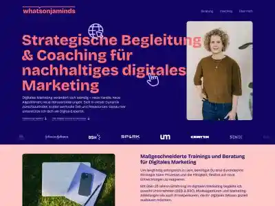 Beratung, Coaching & Interimsmanagement für Digitales Marketing | whatsonjaminds