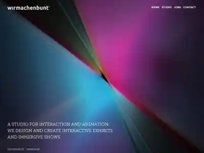 wirmachenbunt - Interaktive Exponate und immersive Presentationen | Home