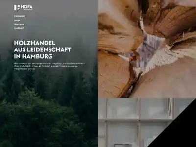 HOFA Holzimport Hamburg · Holzhandel aus Leidenschaft