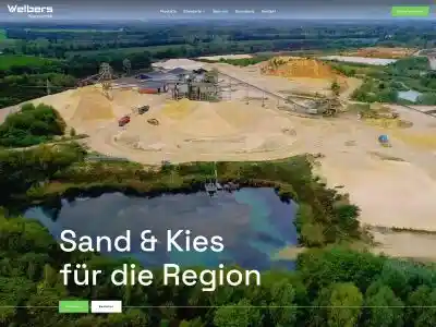 Welbers Kieswerke – Sand & Kies vom Niederrhein