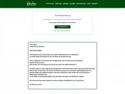 Wirtzhaus - Restaurant - Biergarten - Kneipe - Wesseling