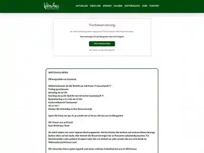 Wirtzhaus - Restaurant - Biergarten - Kneipe - Wesseling