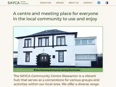 SAYCA. Welcome to The SAYCA Community Centre
