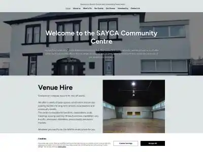 SAYCA. Welcome to The SAYCA Community Centre