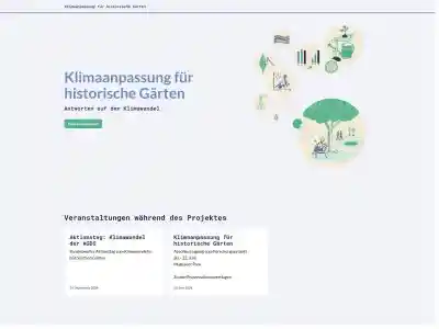 Home | Klimaangepasste Gartendenkmalpflege