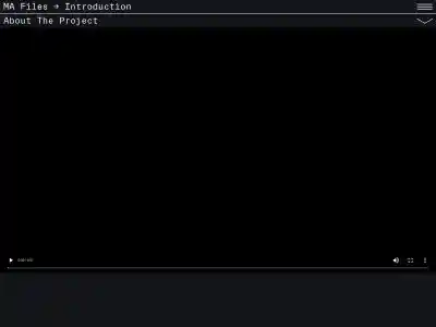 MA Files: Max Frischknecht