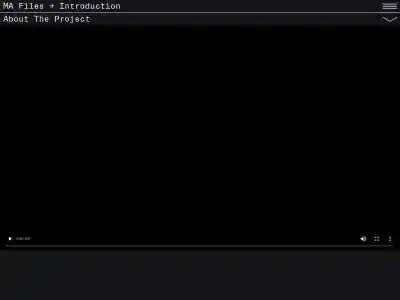 MA Files: Max Frischknecht