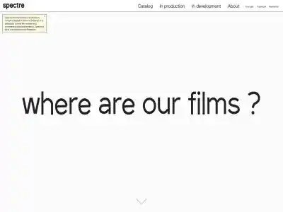 Spectre productions | Accueil