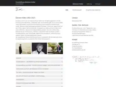 Kunststiftung Eleonore Kötter | Eleonore Kötter