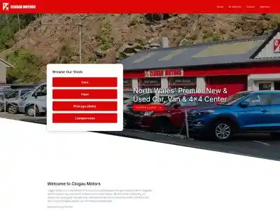 Clogau Motors - Car, Van & 4x4 Sales North Wales | Home
