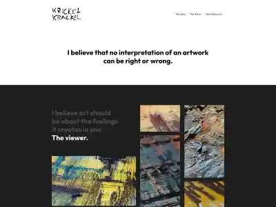 Krickelkrackel | I had nothing in mind while painting this.