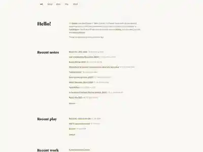 Hello! | Sander Solvak