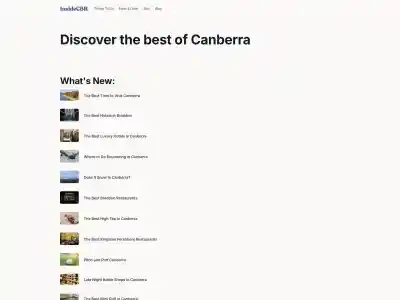 The Ultimate Guide to Canberra | InsideCBR