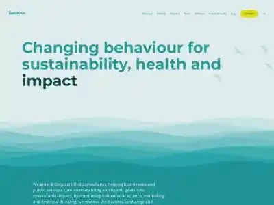Behaven | Sustainability solutions with behavioural science