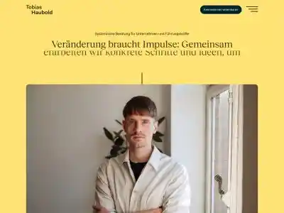 Tobias Haubold – Systemische Beratung für Unternehmen und Führungskräfte